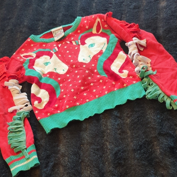 Well Worn Other - Red Kids Shirt with Horse Design